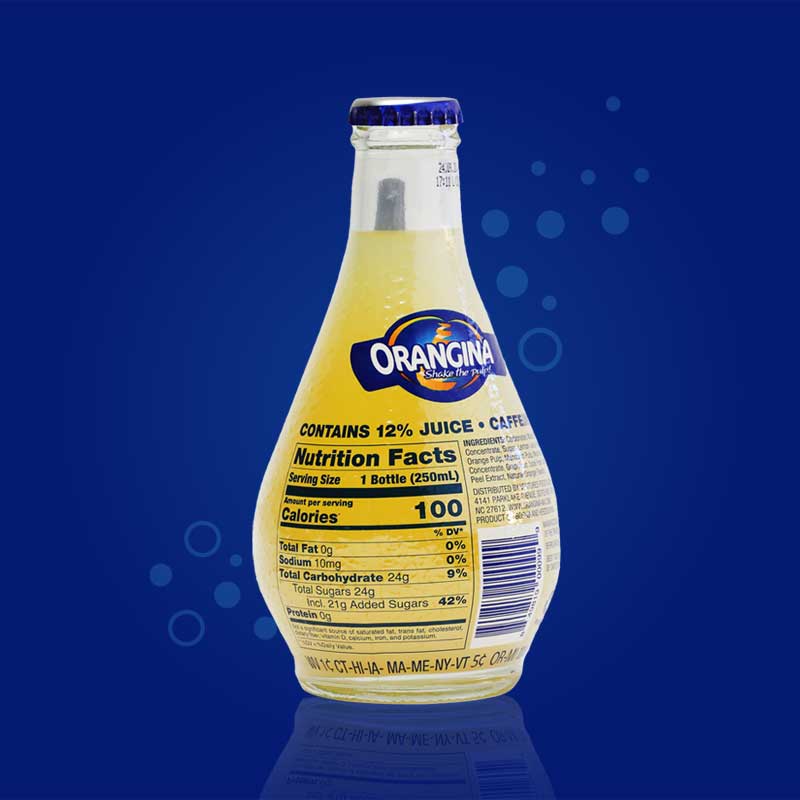 Orangina Glass Bottle Back (vs. 1) - US Orangina Glass Bottle Back (vs. 1) - US