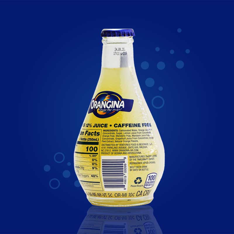 Orangina Glass Bottle Back (vs. 2) - US Orangina Glass Bottle Back (vs. 2) - US
